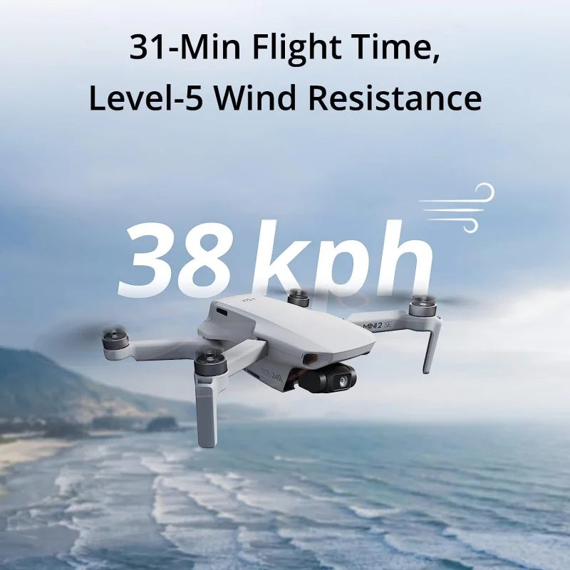 DJI Mini 2 SE, Drone with QHD Video, 10km Max Video Transmission, 31-Min Flight Time,  Auto Return