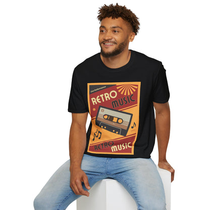 Unisex Softstyle T-Shirt - Retro Music