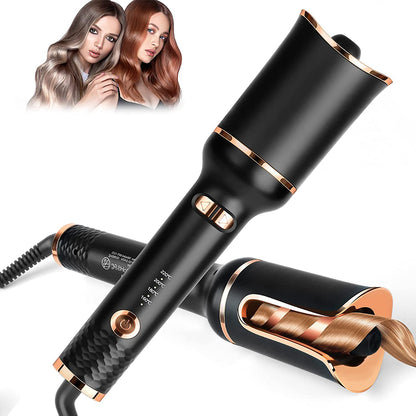 Automatic hair curling iron