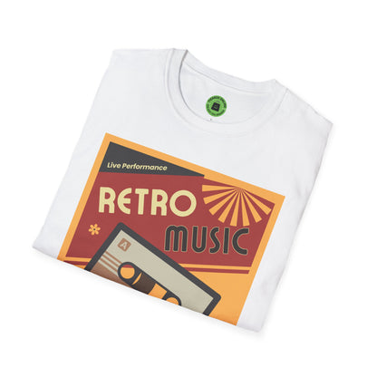 Camiseta Softstyle unisex - Música Retro