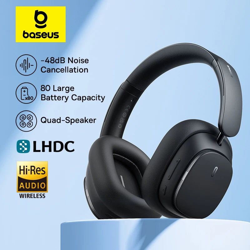 Baseus H1 ANC Bluetooth 5.2 Wireless Headphones