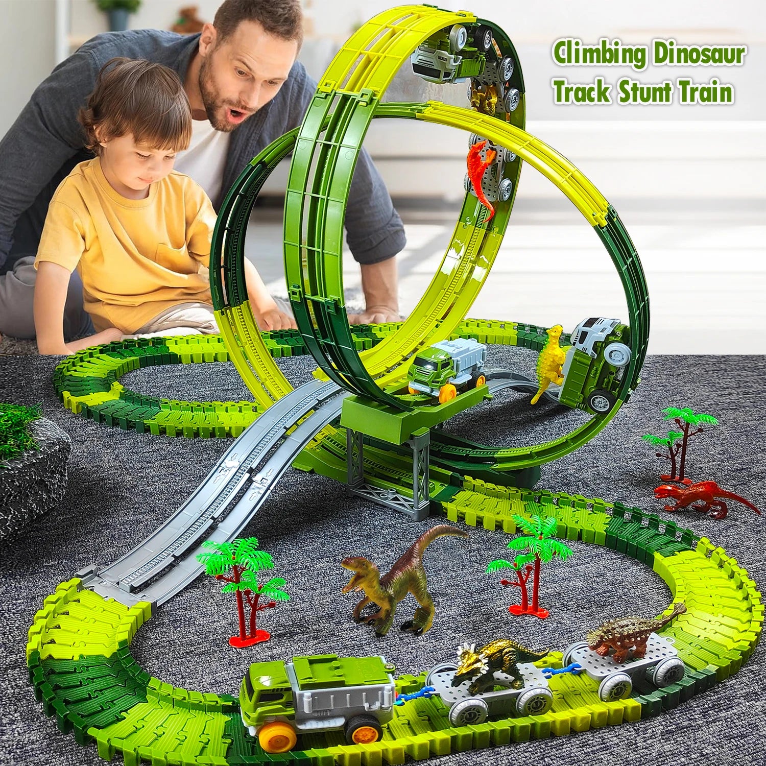 Dinosaur Themed Race Track