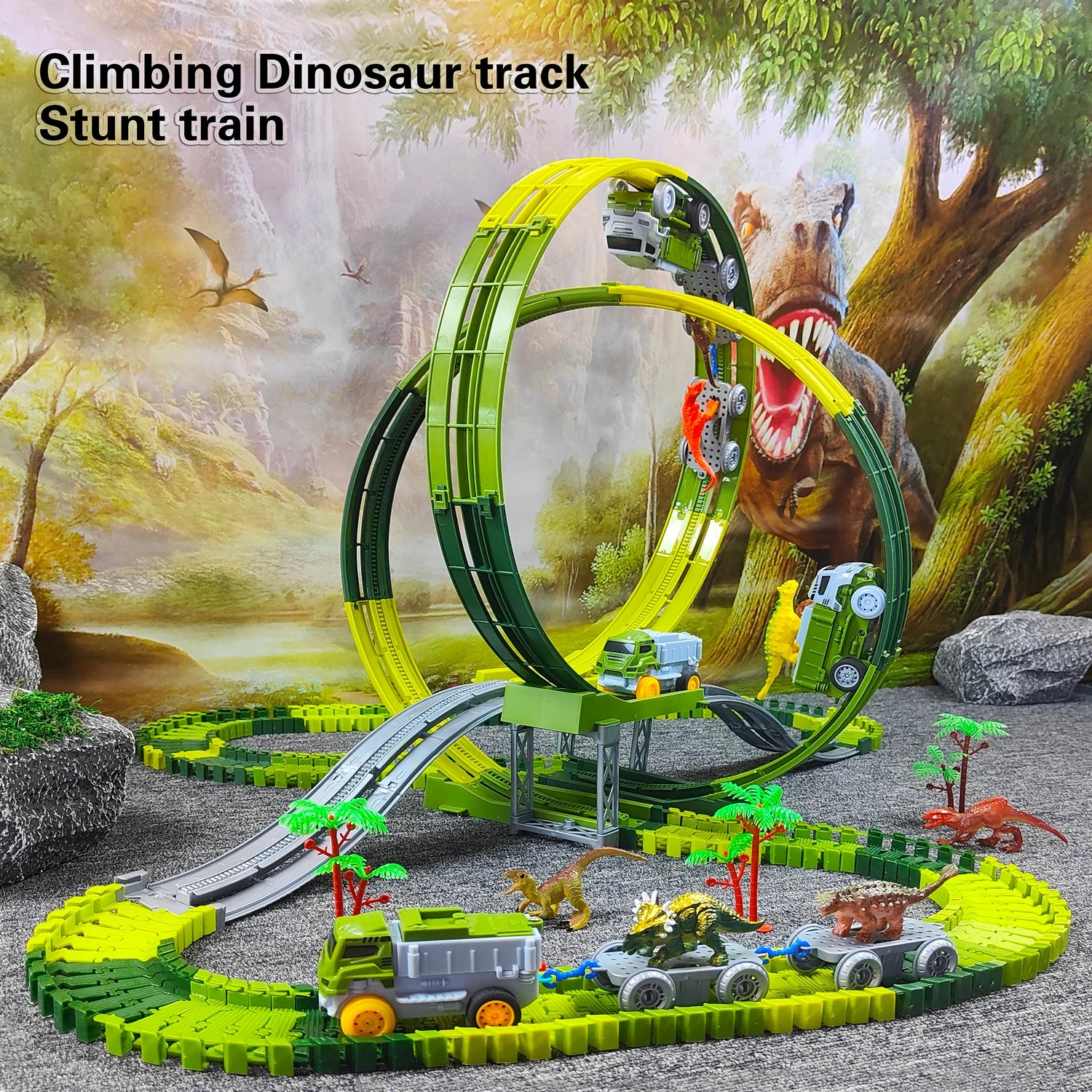 Dinosaur Themed Race Track -2