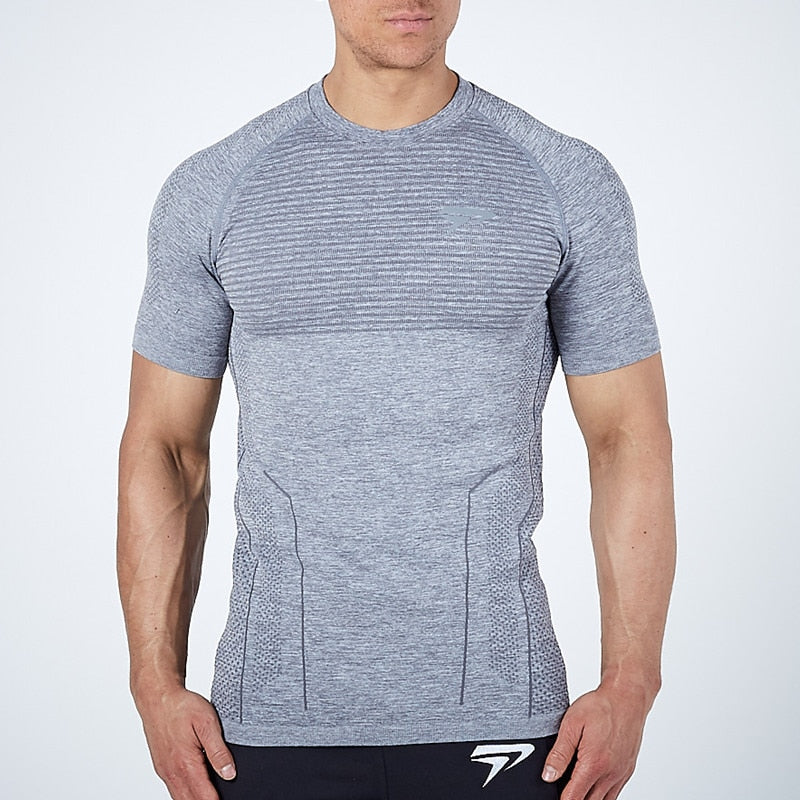 Men Compression Short Sleeve T-shirt