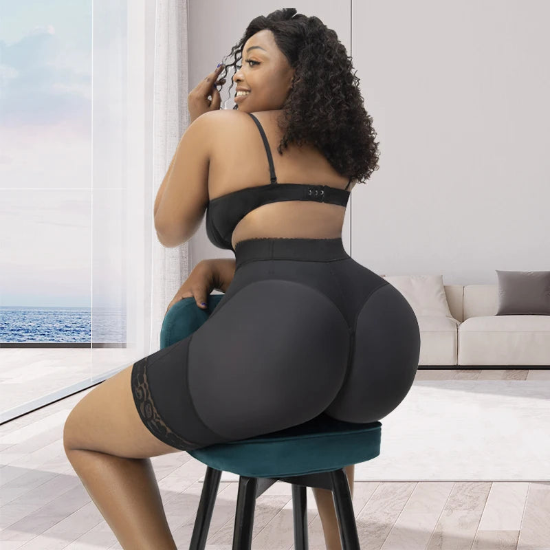 High-compression waist and butt-lifting shapewear 