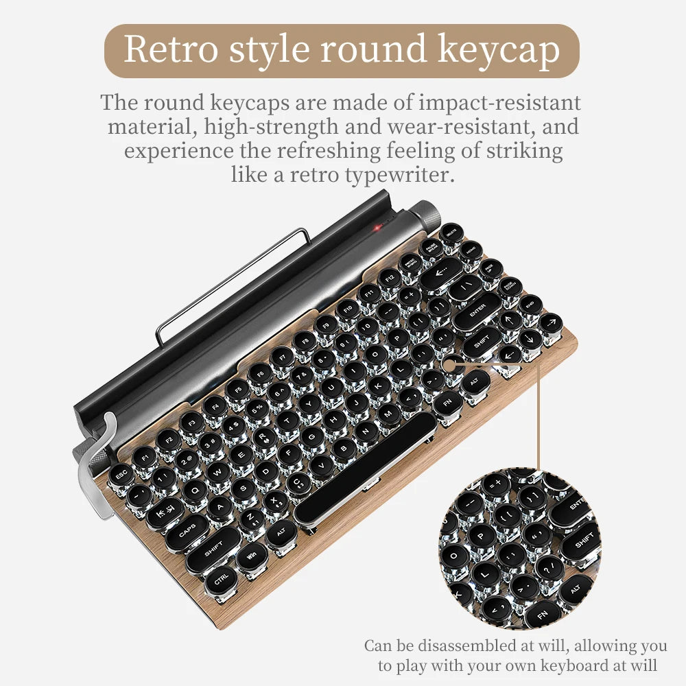 Retro-Schreibmaschinentastatur