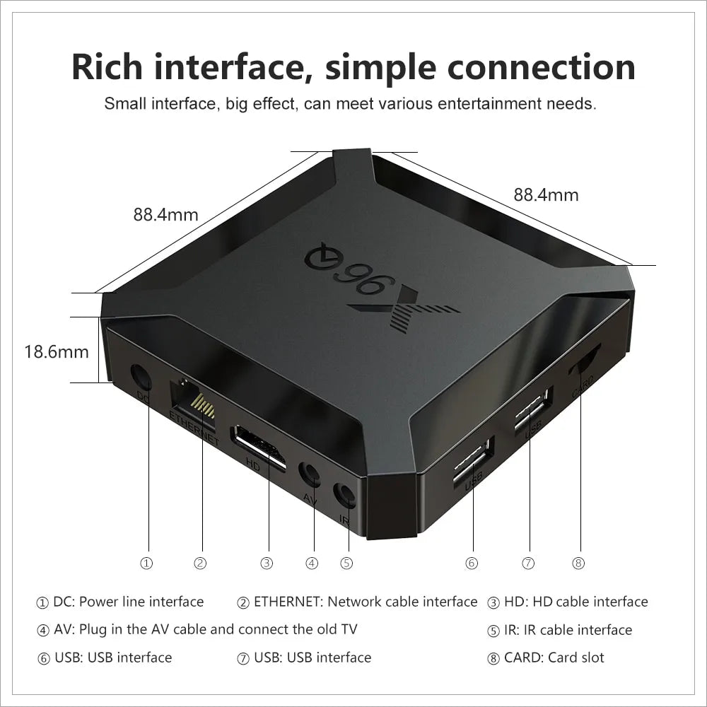 X96Q Smart TV BOX
