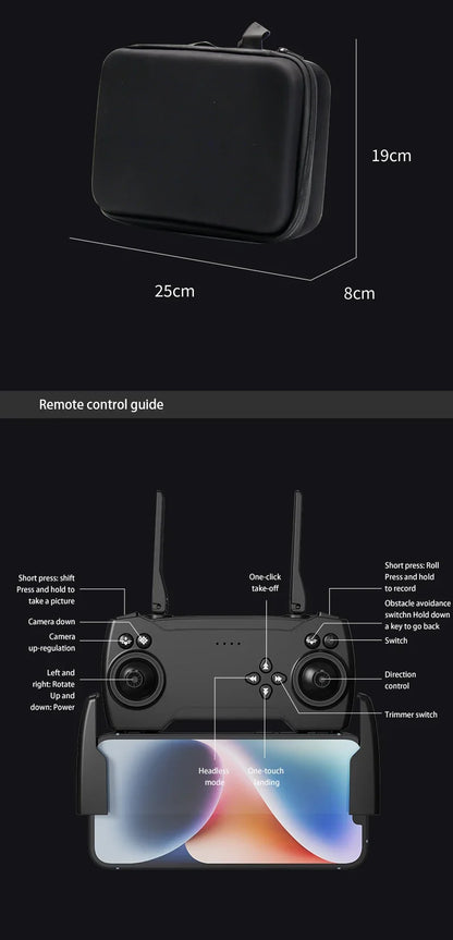 Lenovo P18 Rc Drone 8K profesional GPS Fpv 4K cámara Dual localización de flujo óptico evitación de obstáculos de cuatro vías