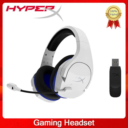 HyperX Cloud Stinger Core White Wireless Gaming Headset Noise-Cancelling Microphone For PS4 PS5 PC