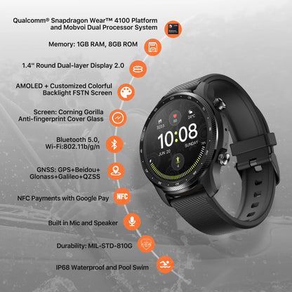 TicWatch Pro 3 Ultra GPS (überholte) Smartwatch