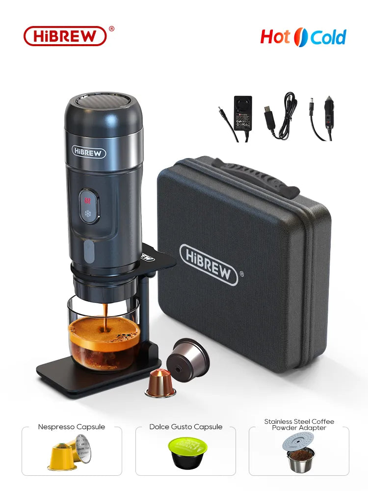 HiBREW Portable Coffee Machine for Car & Home