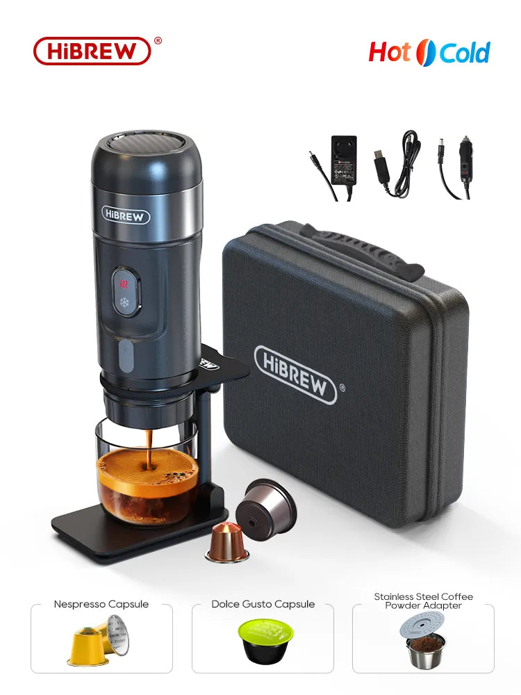 HiBREW Portable Coffee Machine for Car &amp; Home