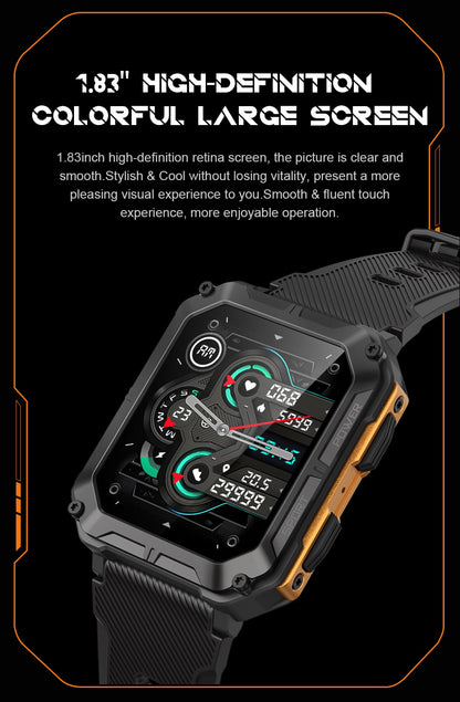 C20Pro Smart Watch IP68 Waterproof 