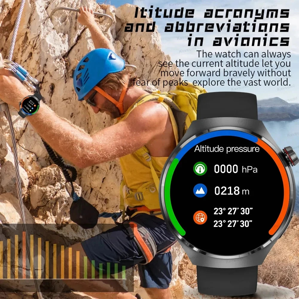 GT4 Pro SmartWatch with GPS and Health Monitoring