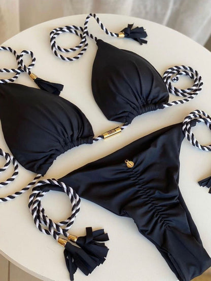 Swimwear Thong Bikini Set