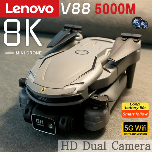 Dron Lenovo V88 Original 8K Profesional HD
