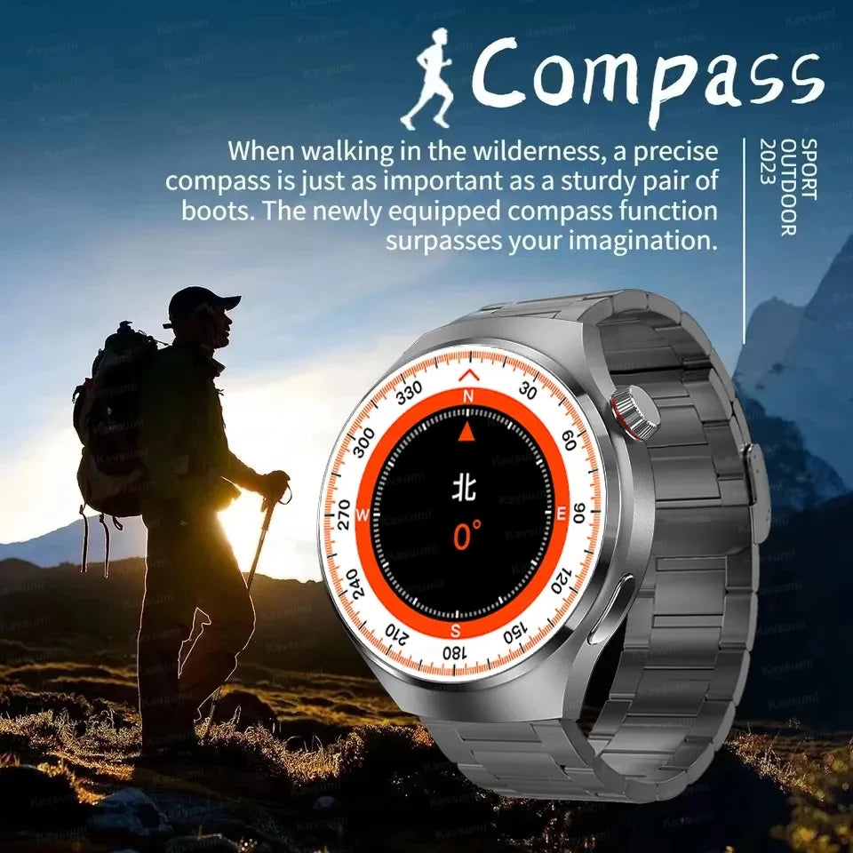 GT4 Pro SmartWatch with GPS and Health Monitoring