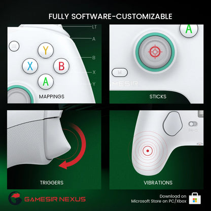 GameSir G7 Xbox controlador de juegos con cable Gamepad para Xbox Series X, Xbox Series S, Xbox One, ALPS Joystick PC