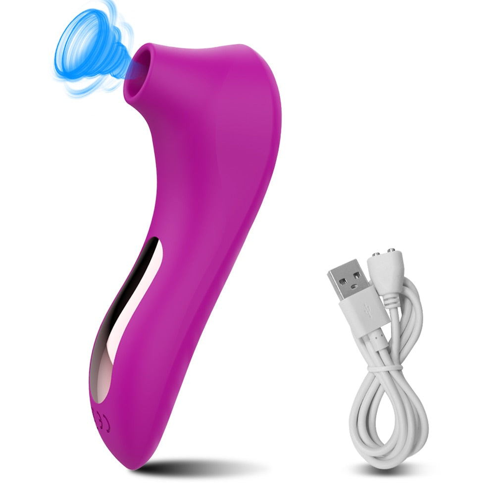 Electric Sucking Massager to stimulate clitoris and G-spot