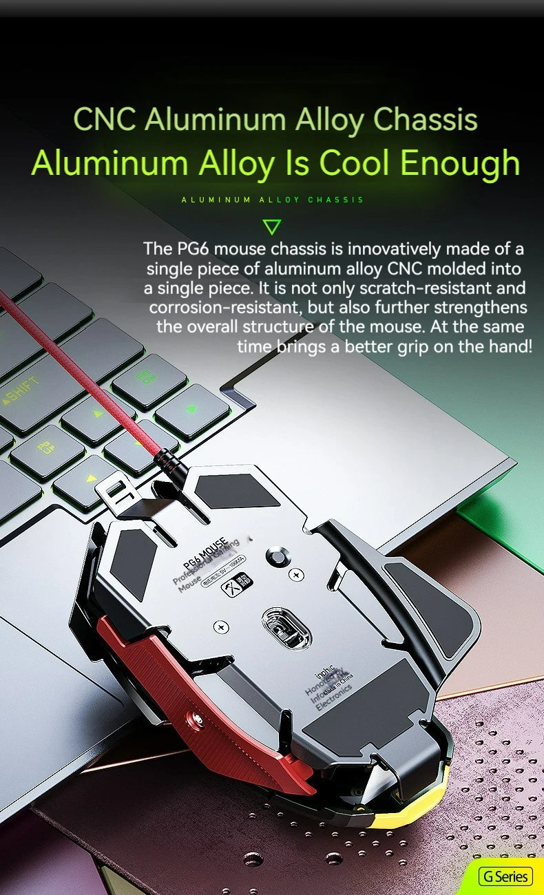 PG6 Computer Mouse USB Wired