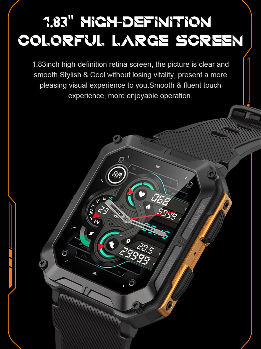 C20Pro Smart Watch IP68 Waterproof 