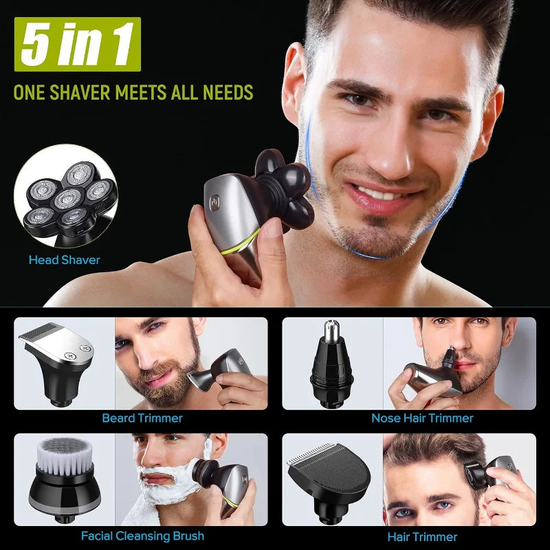 6D Head Electric Shavers for Men