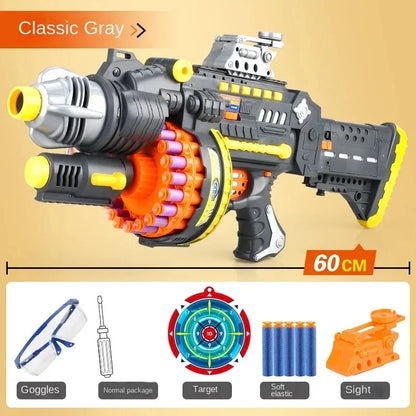 Children's Electric Gun with continuous launchers