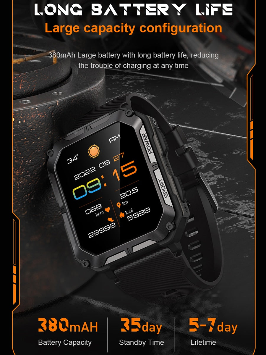 C20Pro Smart Watch IP68 Waterproof 