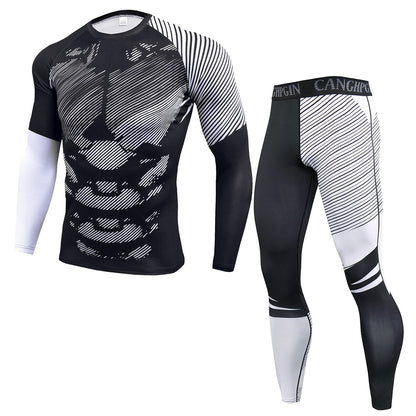 Men's Compression Sportswear Set - Shirt and Pants