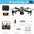 Mini dron MIJIA V88 con cámara dual HD 8K y GPS