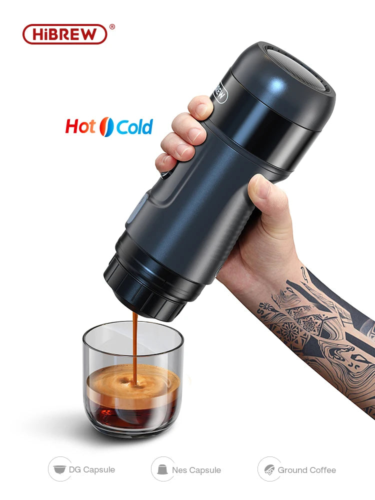 HiBREW Portable Coffee Machine for Car & Home