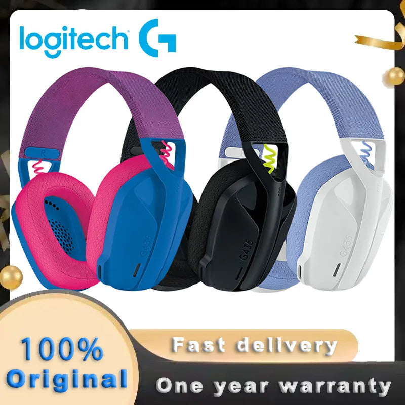 Logitech G435 Bluetooth Wireless Gaming Headset 7.1 Surround 