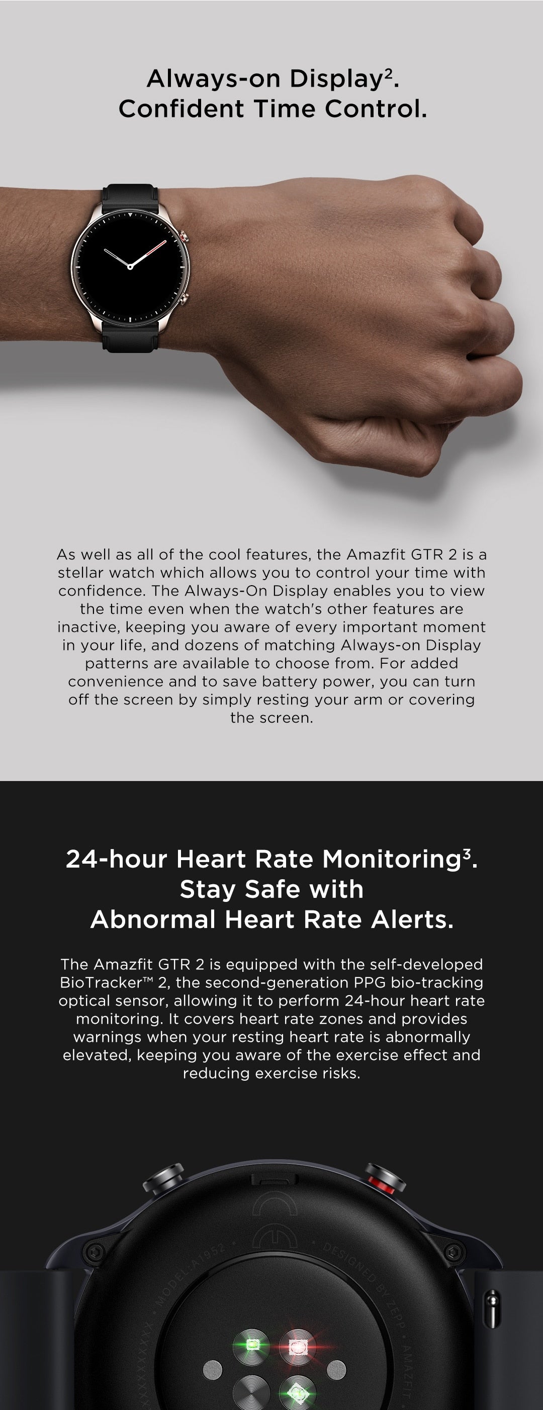 Amazfit GTR 2 Smartwatch für Android- und iOS-Telefone