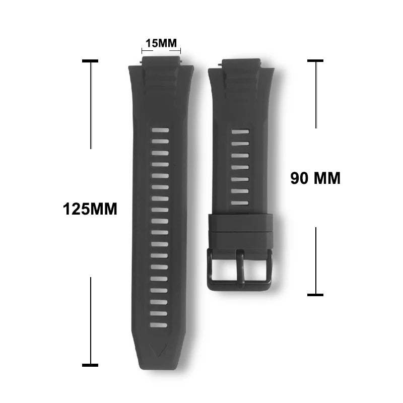 Strap for smart watch MK66 with a free piece tempered glass