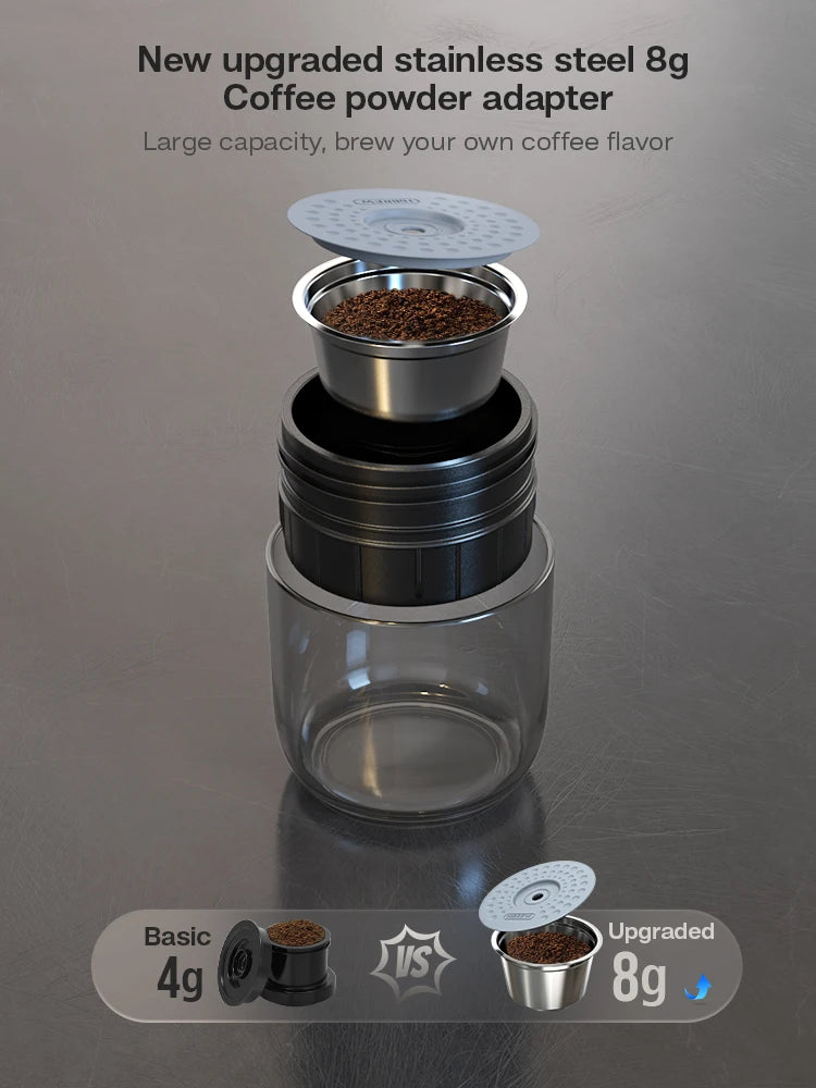 HiBREW Portable Coffee Machine for Car & Home