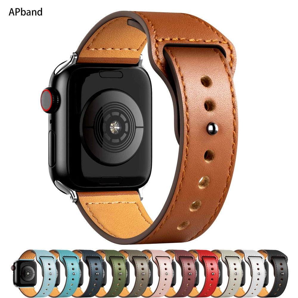 Leather strap For Apple watch