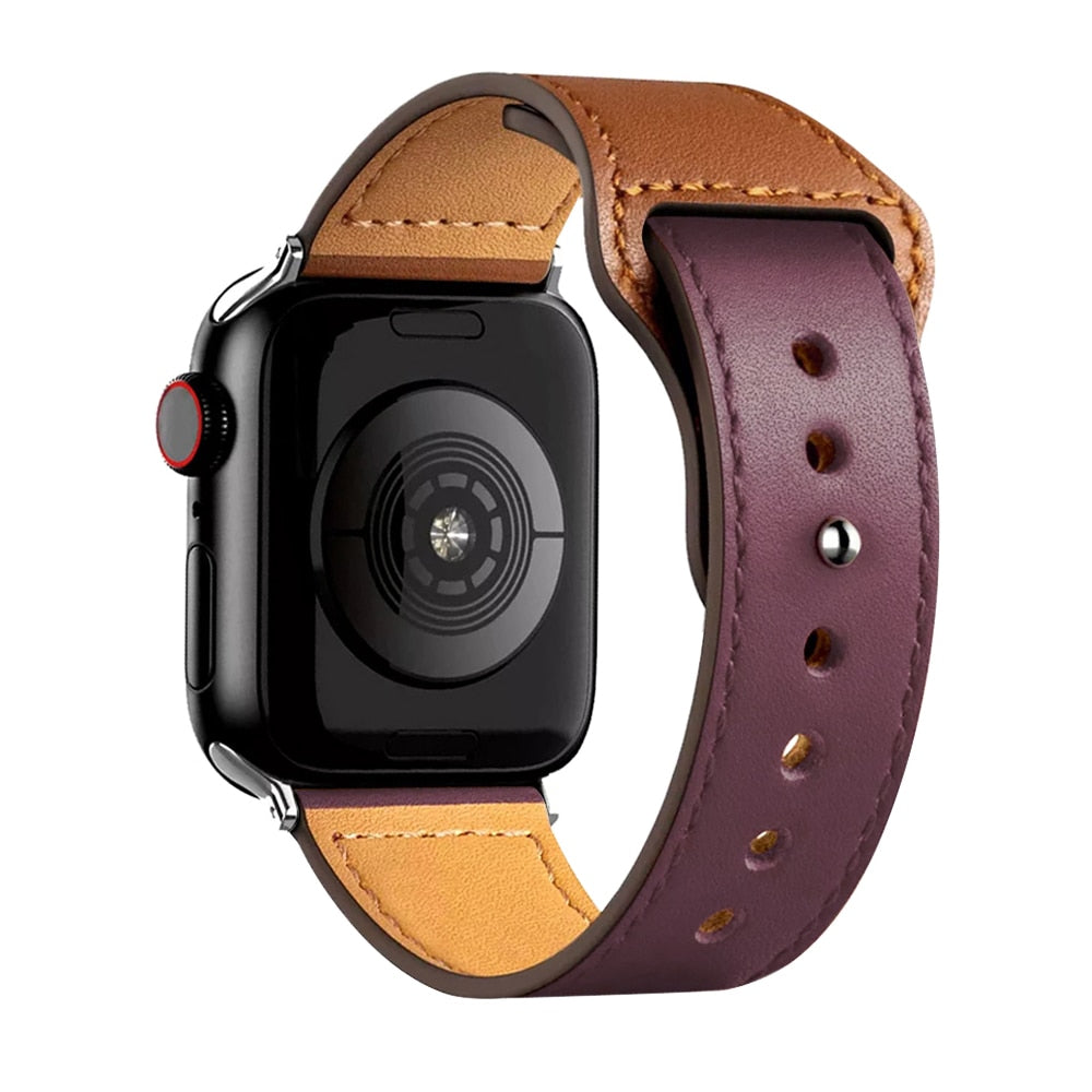 Leather strap For Apple watch