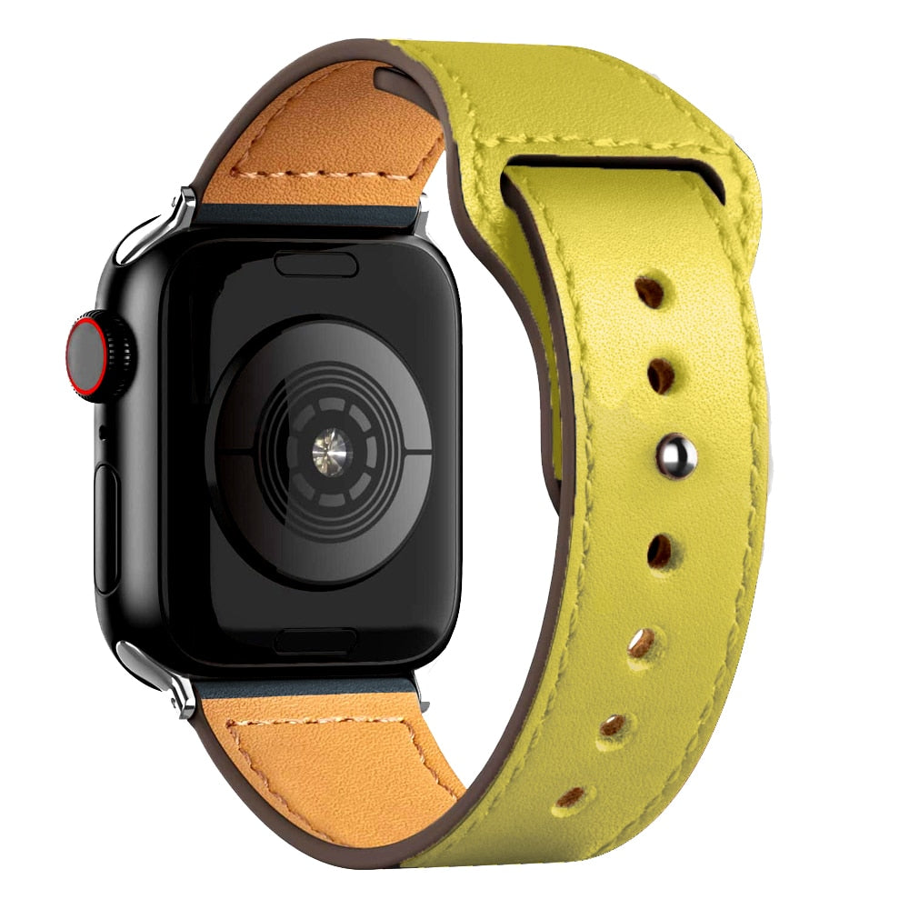 Leather strap For Apple watch