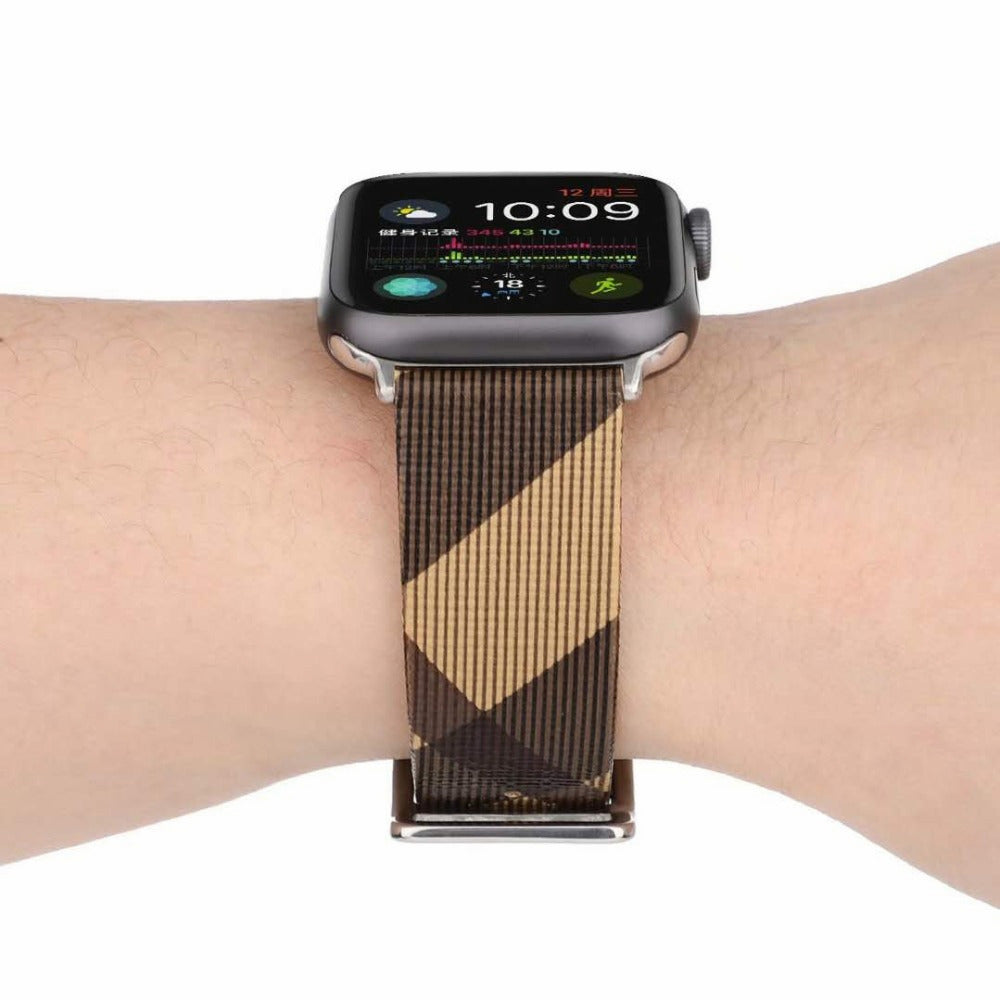 Plaid Pattern Band for Apple Watch Series 6 5 4 3 SE