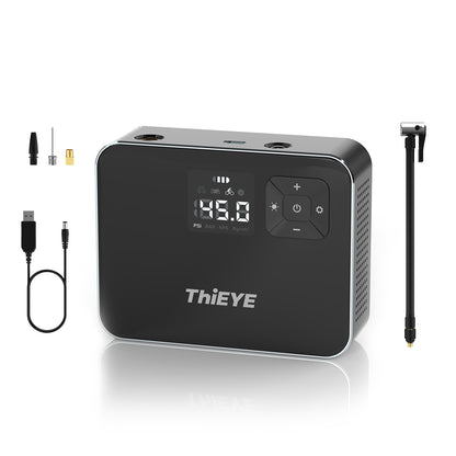 ThiEYE Compact Air Compressor with rechargeable battery