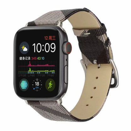 Plaid Pattern Band for Apple Watch Series 6 5 4 3 SE