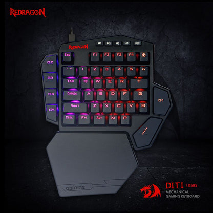 Redragon K585 One-handed RGB Gaming Keyboard