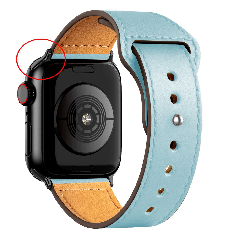 Leather strap For Apple watch