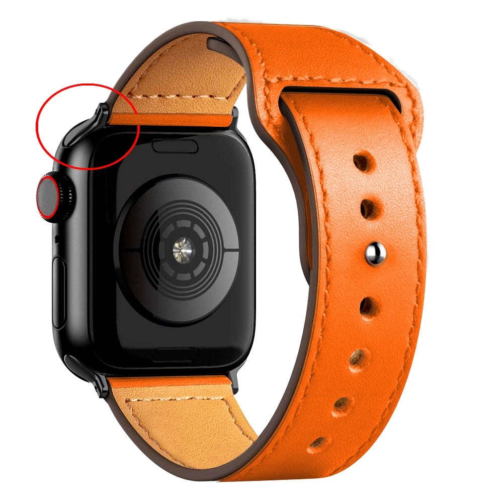 Leather strap For Apple watch