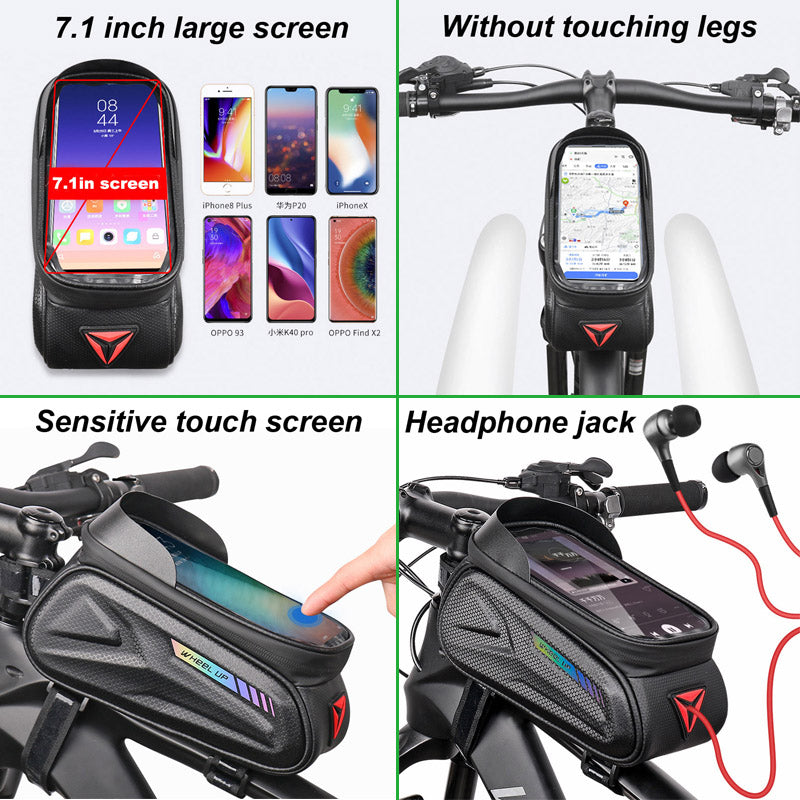 Smartphone Holder for Bike. Waterproof bag for bicycle