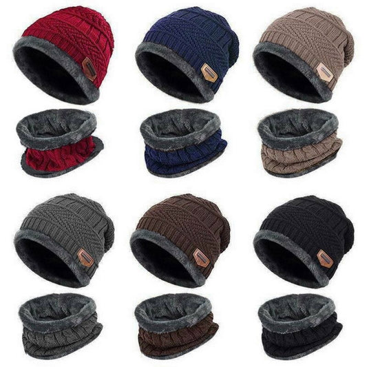 Cap Thick Wool and Warmer Neck