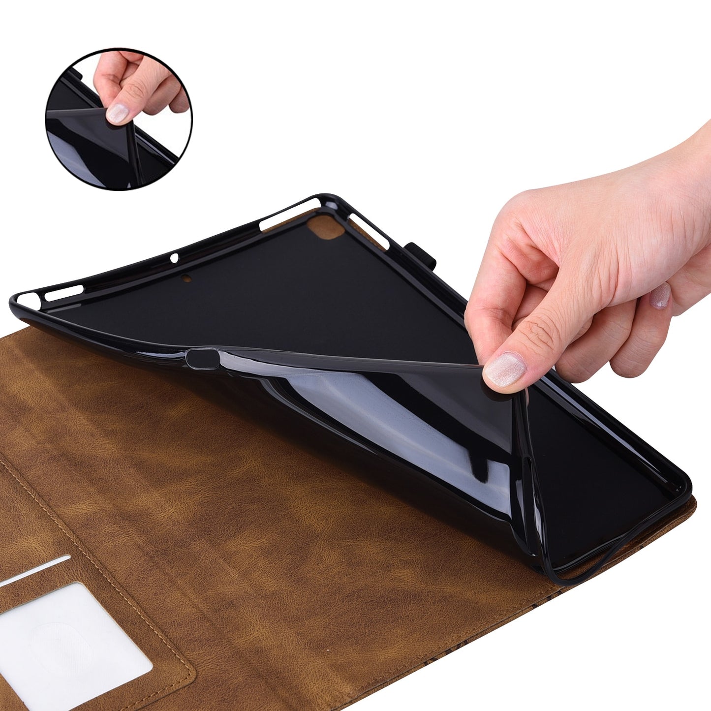 Leather Flip Case for iPad