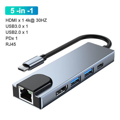 Hub USB Type C. Adapter USB Type C