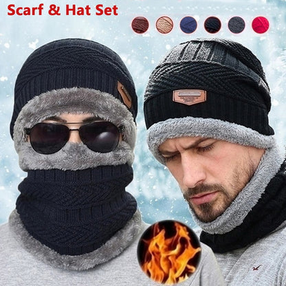 Cap Thick Wool and Warmer Neck