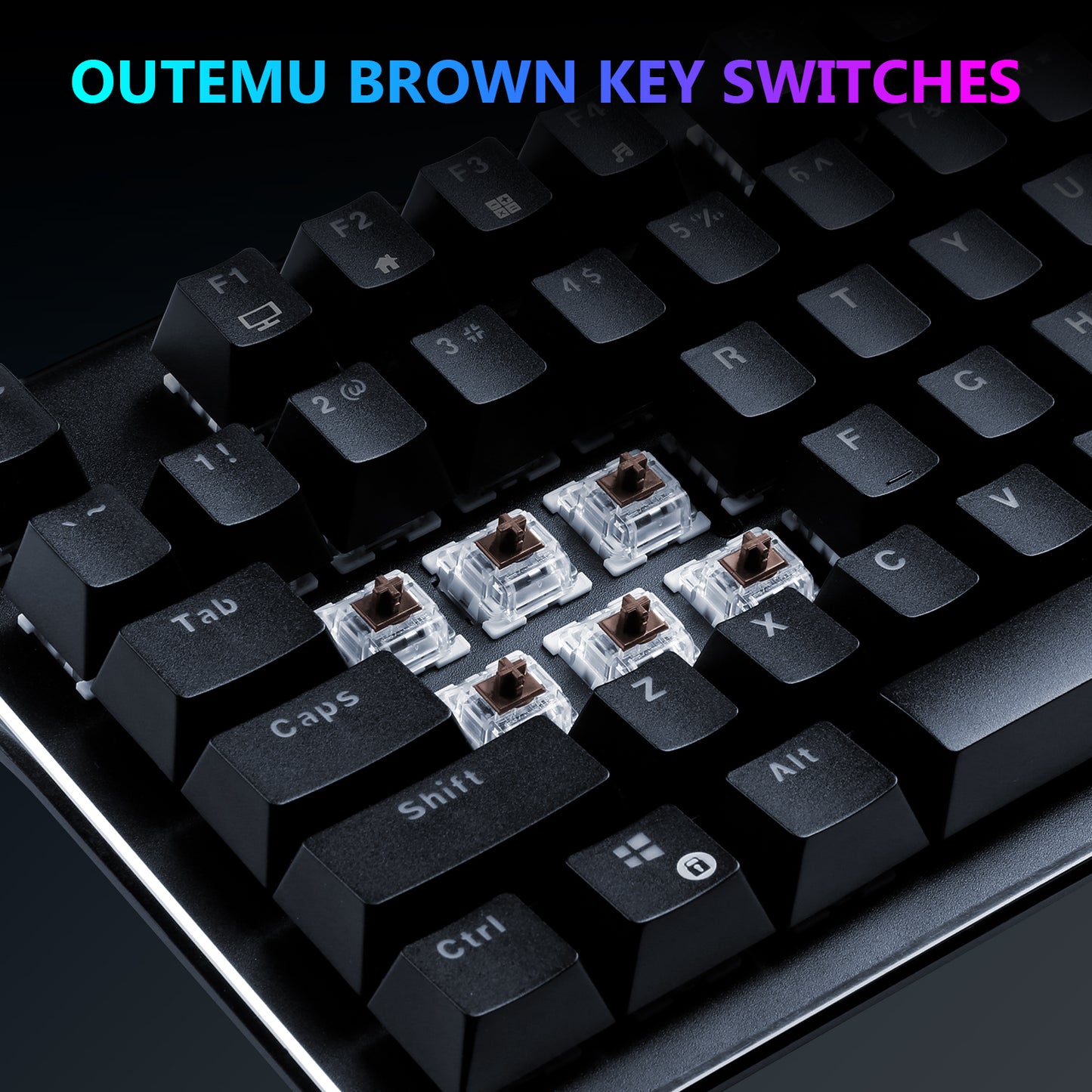 Z-EDGE UK108 108 Keys RGB Optical Mechanical Gaming Keyboard